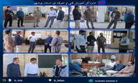 بازدید مدیر کل منابع انسانی سازمان آموزش فنی و حرفه‌ای کشور ومعاونت سازمان بهره وری از ظرفیت  کارگاههای آموزشی مرکز شماره ۳بوشهر ومرکز خواهران بوشهر 