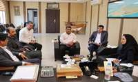 نشست مدیرکل و  مسئولین بیمه آتیه سازان حافظ