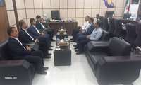 دیدار با فرماندار محترم کنگان و پیگیری مهارت آموزی و جذب نیروهای مهارت دیده در صنایع مرتبط